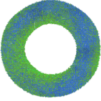 Abstract circle element.